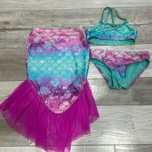Girls Mermaid Swimsuit